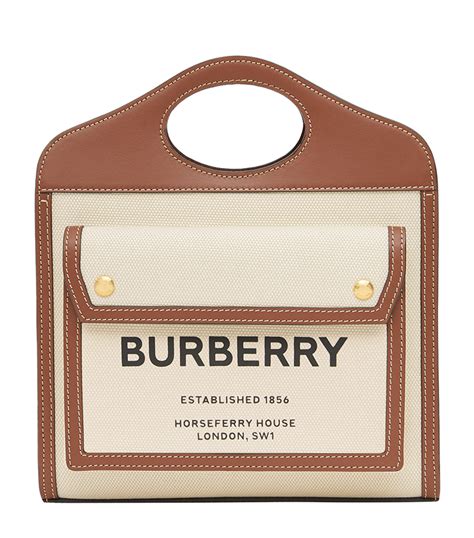 burberry pocket bag icons.